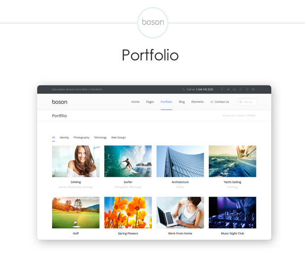 various portfolio styles