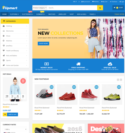 Flipmart - Responsive Multi Vendor Ecommerce WordPress